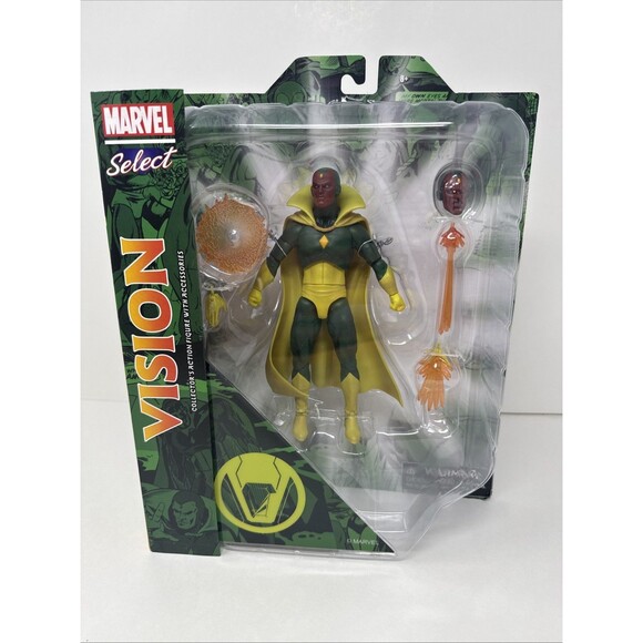 Diamond Select Marvel Select Vision 2022 7" Poseable Action Figure NEW - Picture 1 of 4